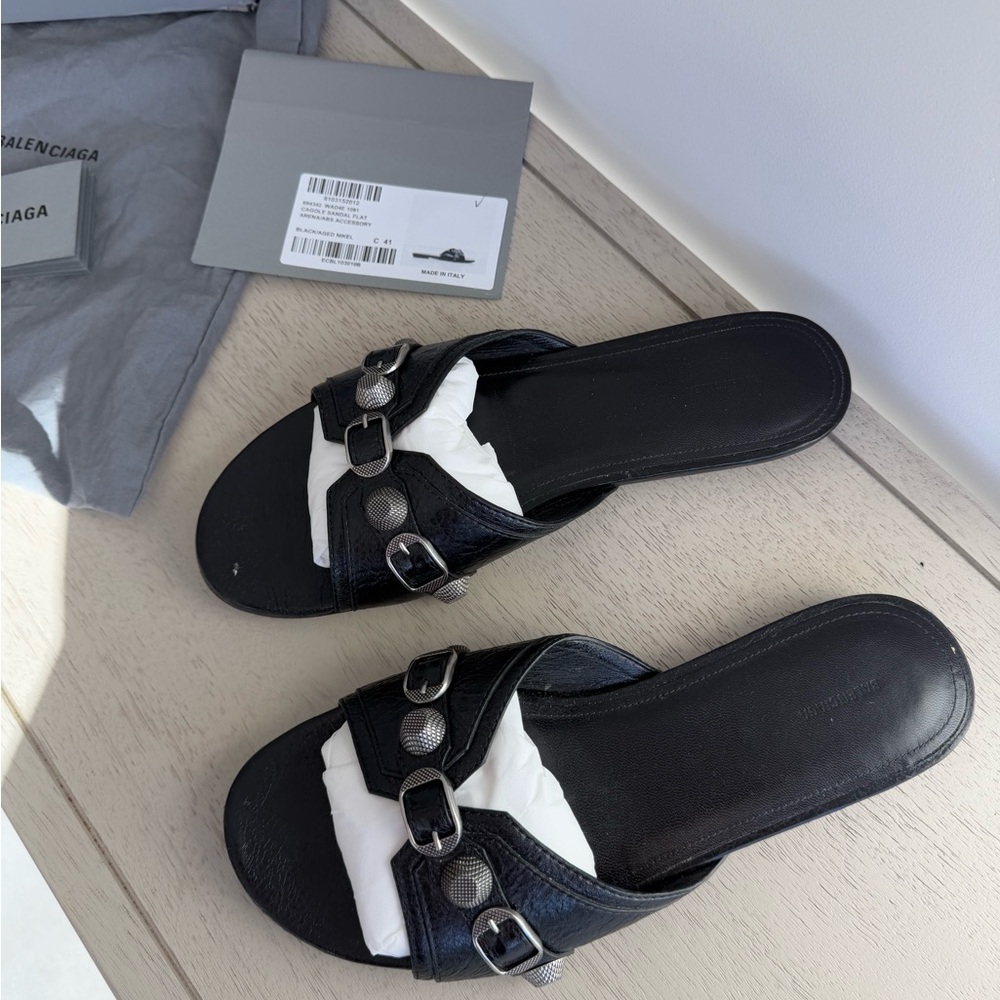 Balenciaga Women's Black Sandals